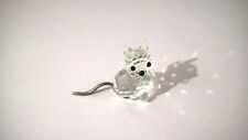 SWAROVSKI GATTO IN CRISTALLO CON CODA IN METALLO 3 Cm No scatola