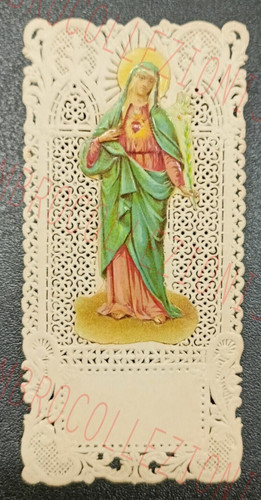 Santino antico con pizzo - antico,
