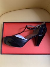 Bruno Magli Sandali Scarpe Tg 38 donna tacco alto - plateau - Nero - COME NUOVE