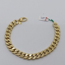 BRACCIALE DA UOMO A MAGLIA GRUMETTA  IN ORO GIALLO 18KT 11,3 GRAMMI (8018)