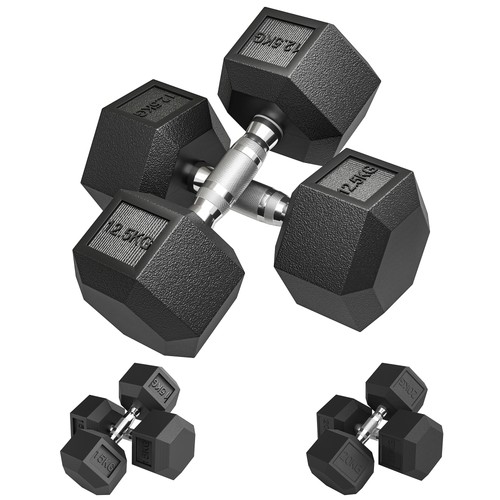 Homcom set manubri palestra - di,