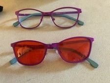 2 Occhiali BLUblox Bambino filtranti luce blu - lente trasparente e rossa