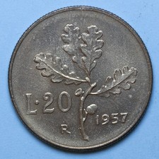 REPUBBLICA ITALIANA 20 LIRE