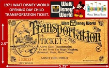 1971 Walt Disney World Orange