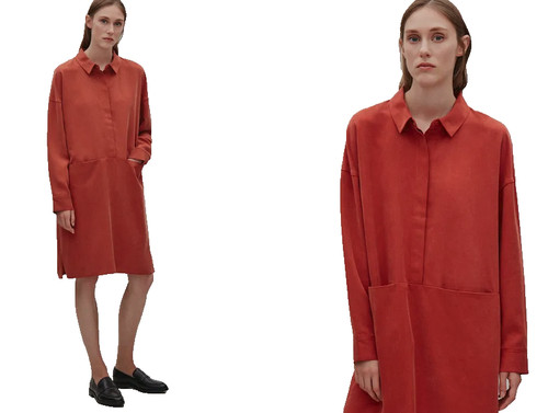 Abito camicia oversize cos - camicia, in