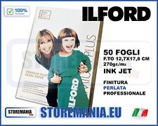 ILFORD CARTA FOTOGRAFICA INKJET 13x18 PERLATA 50 Fg.  270 gr CANON EPSON ECC.