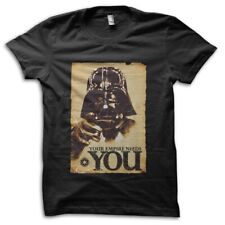 Maglietta Darth Vader "Il tuo impero ha bisogno di te" ispirata alla fantascienza di Star Wars M5561