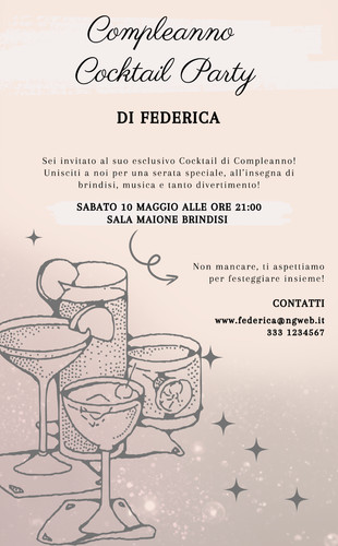 Biglietto invito per - invito,