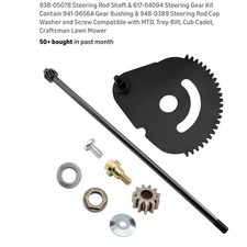 Kit ingranaggi albero sterzo