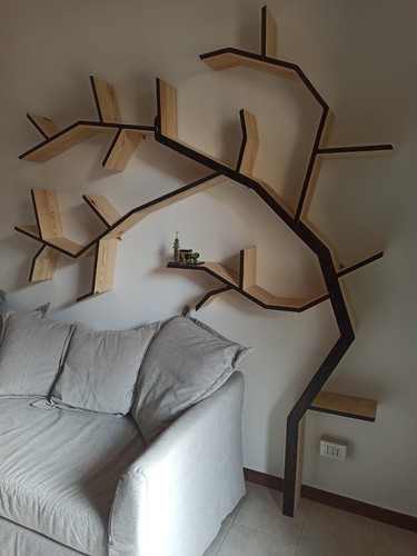 Libreria albero legno - libreria,