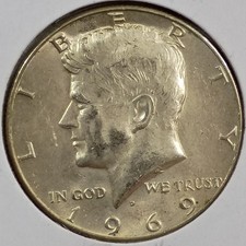 1969-D Kennedy 40% Silver Half