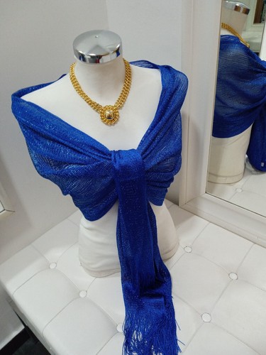 Stola filo blu - ,