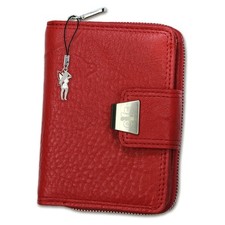 Portafoglio rosso donna pelle