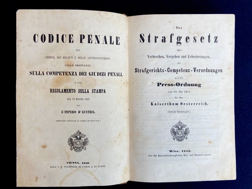 Codice penale dell impero - codice, dell'impero