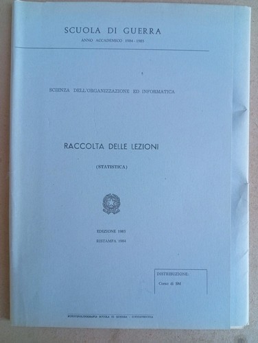 Statistica - , (raccolta