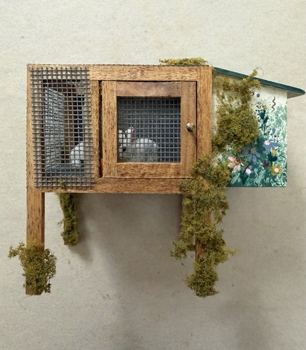 Dollhouse miniature wooden - dollhouse,