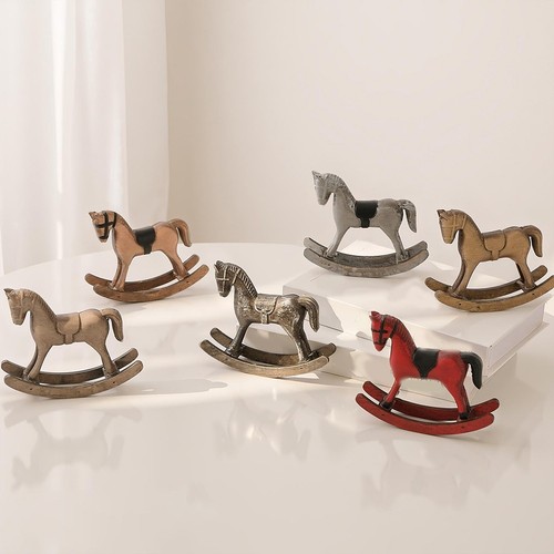 Statuina cavallo dondolo - a,