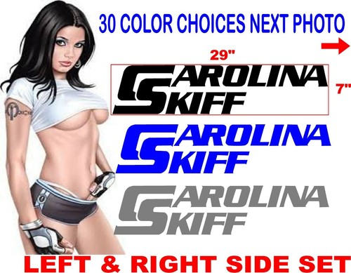 Carolina skiff decalcomania - carolina,