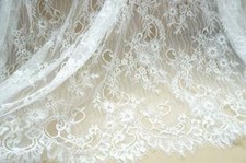 Tessuto Chantilly Off White