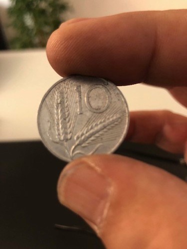 Moneta italia lire - moneta, del