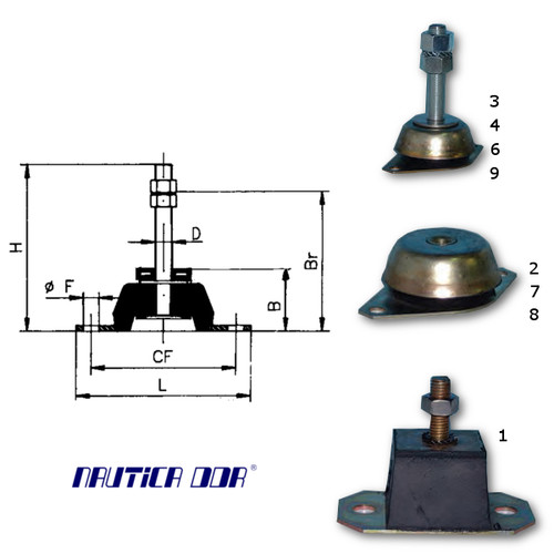 Ancor supporto motore - supporto,