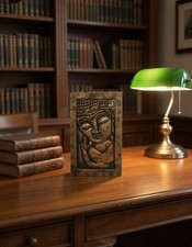Contenitore in legno intaglio