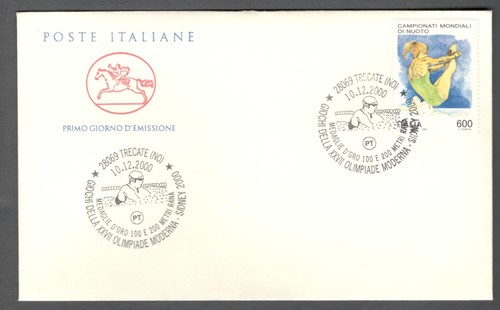 2000 annullo medaglie oro - annullo,