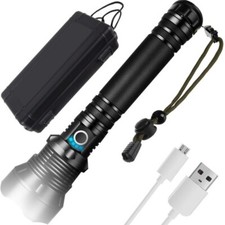 Torcia Led Potente Con Zoom