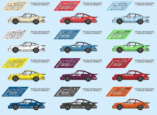 Decals porsche 911 - decals,