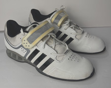 Adidas adiPower Weightlifting Shoes  White M25733 Men Size 12.5 Lace Up Strap