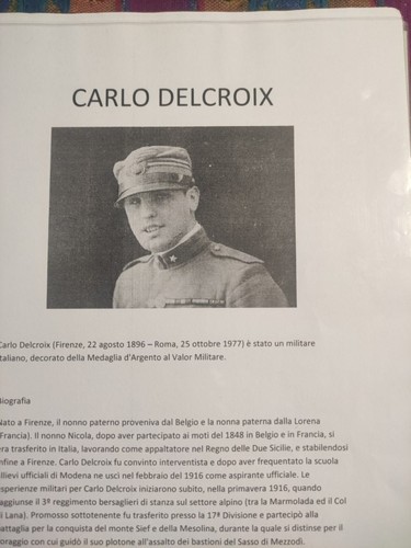 Pnf autografo carlo - carlo, delcroix