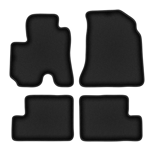 Set tappetini auto velour neri