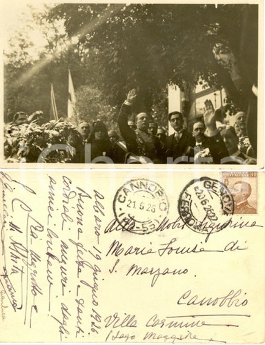 1926 genova albaro - 1926, cartolina