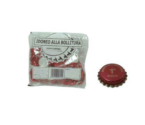 Tappi corona rosso scelta - rosso,