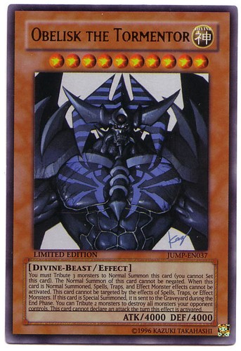 Yugioh obelisco del - obelisco,