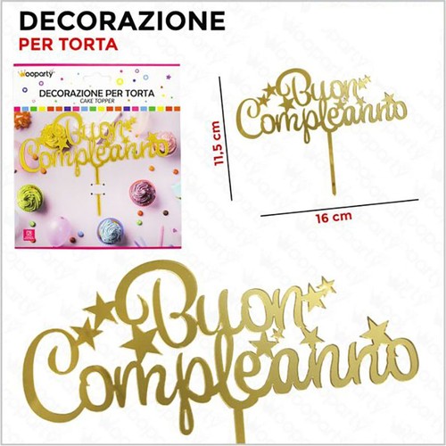 Decorazione torta buon - torta, 80