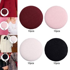 10 bottoni rivestiti in