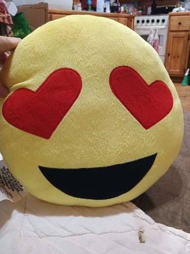 Cuscino peluche emoji viso