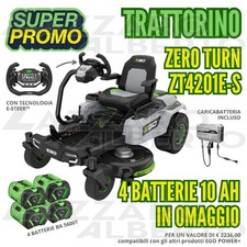 Trattorino ego a batteria zero