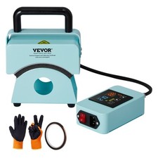 VEVOR Cap pressa termica pressa di trasferimento trasferimento trasferimento sublimazione pressa per cappelli 15 x 8 cm blu