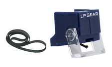 Kit cinghia stilo/ago e piatto LP Gear Upgrade ellittico per Denon DP-200USB