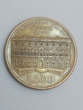 Moneta 200 Lire Centenario Consiglio Di Stato