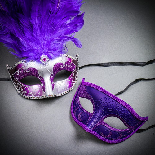 Maschera piuma donna - piuma,