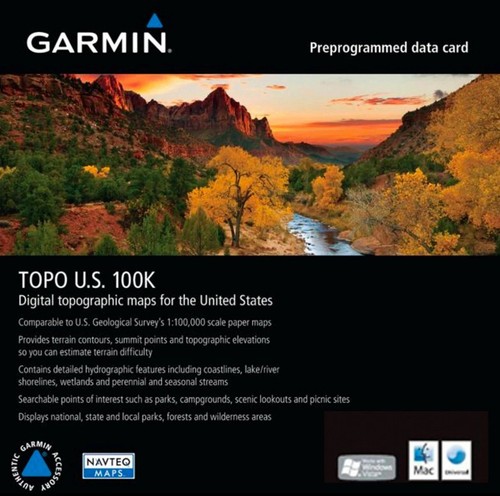 Garmin topo 100k - topo, 100k-sd