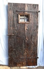 porta antica  chiodata RESTAURATA  ,  RUSTICO carcere convento 143 h.