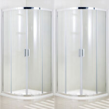 BOX CABINA DOCCIA CURVO SEMICIRCOLARE IN CRISTALLO 6 MM ANGOLARE CM 80X80 90X90