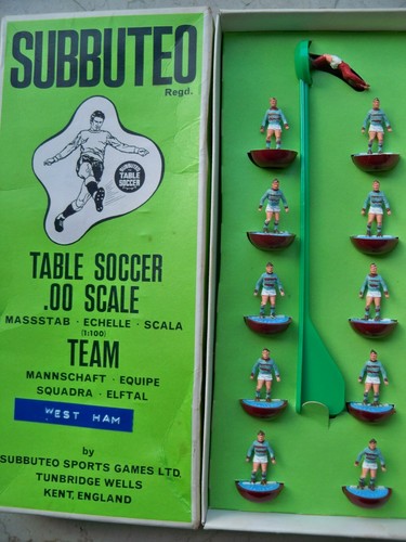 Subbuteo team west ham 2nd - team,
