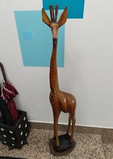 Statua Legno Giraffa
