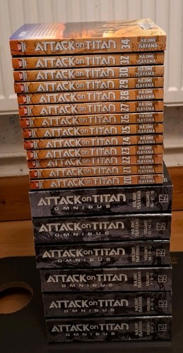 Attack titan manga volumes - attack,