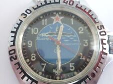 KOMANDIRSKIE  VOSTOK ORIGINAL WATCH MARINE CORPS  RUN  SUBMARINE LARGE 41MM